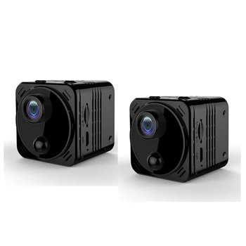 4K Mini Wifi Varuška Fotoaparat Dolgo Pripravljenosti vgrajene Baterije, Zaznavanje Gibanja, Alarm nadzorna Kamera