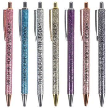 7pcs Gospodinjski Kemični svinčniki Multi-funkcijo Šole Peresa Kovinski Pisni obliki Pisala, Pisarniški