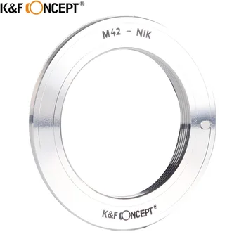 K&F KONCEPT M42-AI Objektiv Kamere Ac Obroč iz Aluminija in Medenine, primerni Za M42 Objektivi za Nikon AI Mount Kamera Telo