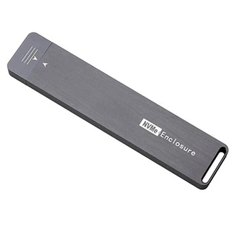 NVME Mobilne ssd Trdi Disk v Polje NVME, Da USB3.0 Zunanji Trdi Disk Polje za Podporo 2230 2242 2260 2280 HDD Sim Adapter