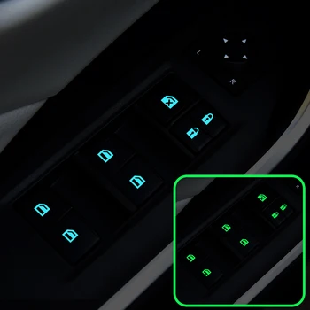 Vrata avtomobila na Nadzorni Plošči sistema Windows Svetlobna Gumb Nalepke Za bmw X1 X3 X4 X5 X6 X7 e46 e90 f20 e60 e39 f10 audi a4, a6 v5 a3 Benz