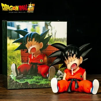 10 cm Anime Dragon Ball Z Kakarotto Gk Pvc Akcijska Figura, Auto Dodatki Sedel Držo Spanja Sina Model Igrače Darila
