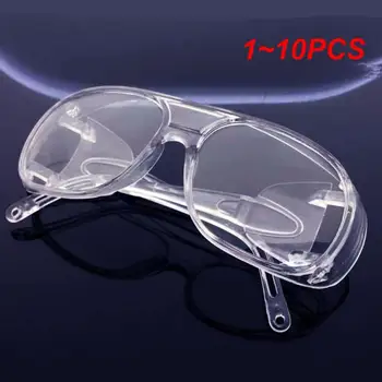1~10PCS Kolesarska Očala Motoristična Vetrobransko steklo, Pesek, Prah Smučarska Očala Pregleden Očala Športna Očala Leče Anti-fog Premaz