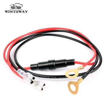 55 cm Napeljave Pas Dual Link Kabel motorno kolo, Čoln Avto Vžigalnik Vtičnico USB Adapter za Polnilnik Priključite Povezavo Kabel Vodi