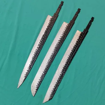DIY Rezilo Noža, Brez Ročaj Kuharji Cleaver Sashimi Tynny Rezanje Suši Ročno Damask Jekla Yanagiba Sakimaru Kuhinjski Nož
