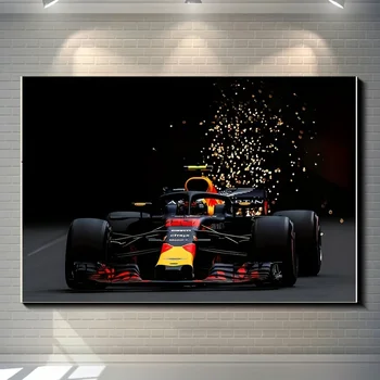 F1 RB Avto Dirke Plakat, Formula 1 Platno, Slike, Avtomobilske Wall Art, HD Natisne Sliko za Dnevna Soba Dekor ,Brez Okvirja