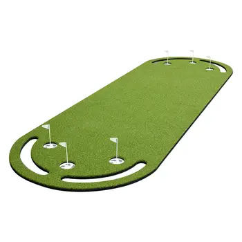 Golf Putting Green/Mat, Golf Usposabljanje Mat, Profesionalni Golf Prakso Mat za uporabo v Zaprtih prostorih/na Prostem, 3.28 x 10.83 ft, Prenosni