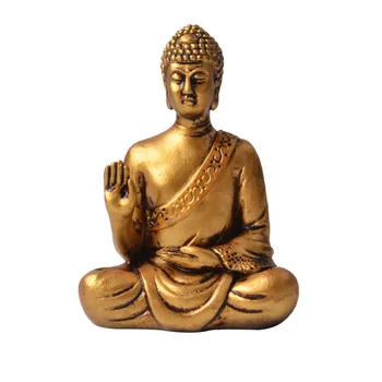 Meditacije Kip Bude, Zen Vrt Feng Shui Kipi, Buda Mirno Dekorativni Sedel Skulpture za Domačo Umetnost Dekoracijo