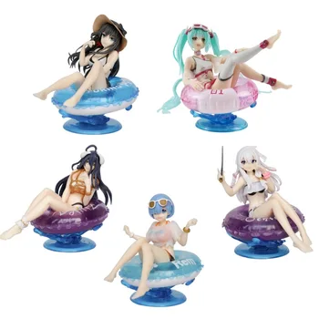 Novi Originalni Hatsune Miku Hatsune Anime Številke Zbiranje Poletje Bikini Sladko Dekle PVC figuric Sijaj Plesalka Model Igrače