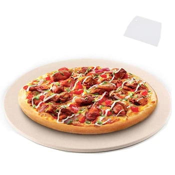 Pizza Kamen, Krog Pizza Kamen Za Žar in Pečica, zaradi Česar Pizza, Zrezek,Debel Palčni Cordierite Pizza Pan,Kuhanje in Peko