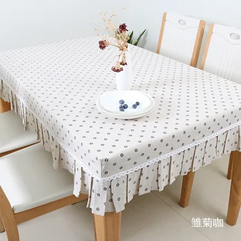 Pravokotna jedilna miza nastavite, čaj namizni set, gospodinjskih malih sveže tkanine umetnosti mizo, vrtec namizni set, prilagodljiv