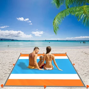 Velika Plaža Odejo Nepremočljiva Sandproof Plaža Mat, Prevelik Lahki Plaži Odejo za Piknik Mat za Potovanja, Kampiranje, Pohodništvo