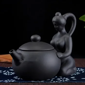 Yixing Čajniki Kitajski Ročno Xi Shi Čajnik Verodostojno Zisha Čaj Grelnik Vode Vijolično Gline Pot Kung Fu Čaj, Set