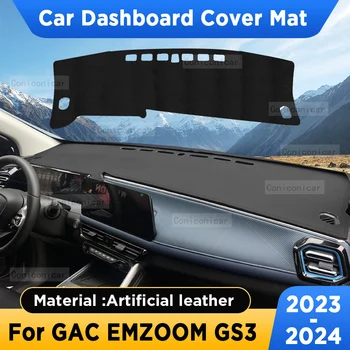 Za GAC EMZOOM GS3 2023 2024 Avto nadzorna plošča Pokrov Mat Sonce Odtenek Pad Umetnega Usnja Preprogo Instrumen Plošča Preproge Dodatki